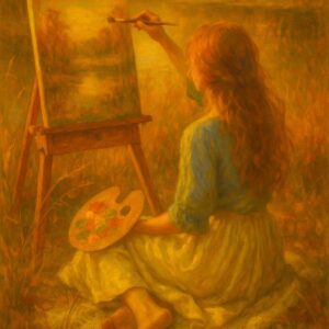 The Painter By The Lake
